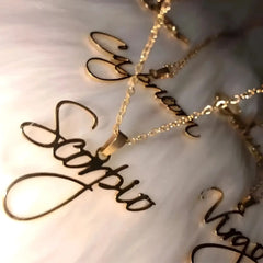 Personalized Privatecustom Gold Stainless Steel Zodiac Sign Necklaces