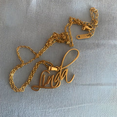 Personalized Privatecustom Gold Stainless Steel Zodiac Sign Necklaces