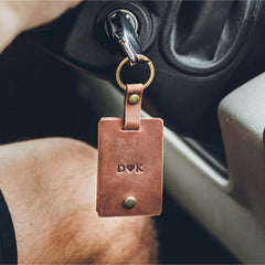 Acrylic Photo Leather Keychain Photo - 7