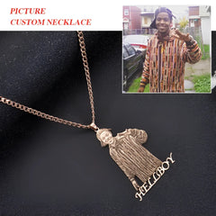 Album Photo DIY Stainless Steel Necklace - 7