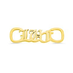 AliExpress Hot Sale Customized Name Letter Earrings Exaggerated Bamboo Joints - 7