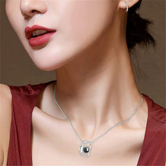 Camera Shaped Customized Photo Projection Necklace - 7