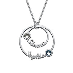 Custom name 925 silver necklace letter pendant - 7