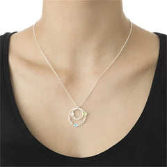 Custom name 925 silver necklace letter pendant - 7