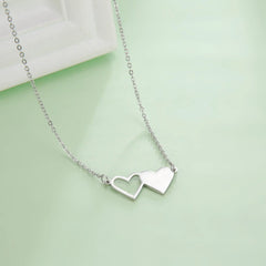 Custom Name Necklace 18k Stainless Steel - Silver