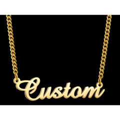 Custom Stainless Steel Name Necklace European And American 18K Personality English Letter Female Clavicle Chain - 7
