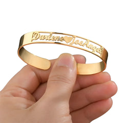 Customized Name Bracelet Personalized Custom Bangles Stainless Steel Jewelry