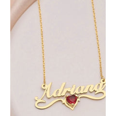 Customized Name Stainless Steel Necklace - Gold
