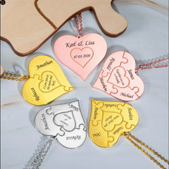 Customized Titanium Steel Ancient Name Necklace - 7