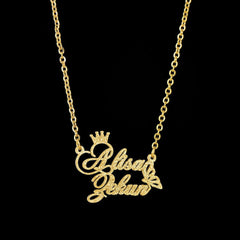 Cut Name Frosted Necklace With Simple And Elegant Temperament - 7