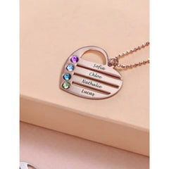 DIY Custom Engraved Name S925 Silver Diamond Necklace - 7