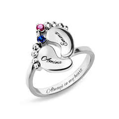 Diy Foot Name Ring - 7