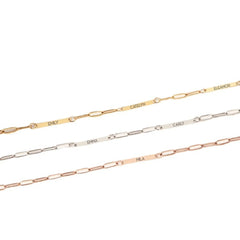 DIY Personalized Creative English Letter Name Stainless Steel Necklace - 7