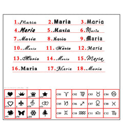 DIY Personalized Name Trend Stethoscope Stainless Steel Necklace - 7