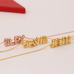DIY Personalized Stainless Steel English Letter Necklace - 7
