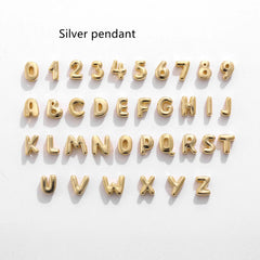 DIY Personalized Stainless Steel English Letter Necklace - 7