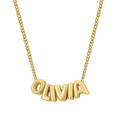 DIY Personalized Stainless Steel English Letter Necklace - Gold / 1letter - 7