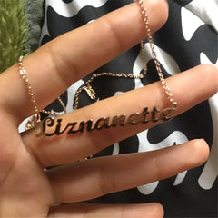 English Name Necklace - Name Bracelets