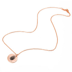 Engraved Fingerprint Name Stainless Steel Necklace - 7