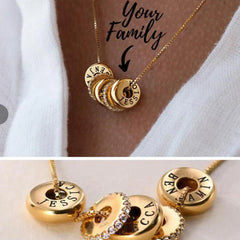 European And American Accessories Mother’s Day Gift Name Necklace Female Personality - 7