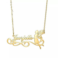 Fashion Custom Letter Name Necklace - Gold - 7