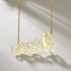 Fashion Custom Letter Name Necklace - Gold - 7