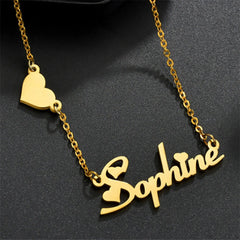 Fashion Custom Stainless Steel Name Necklace with Butterfly for Women - 7