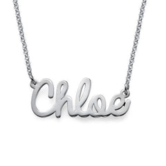 Fashion sterling silver letter name necklace - Silver - 7