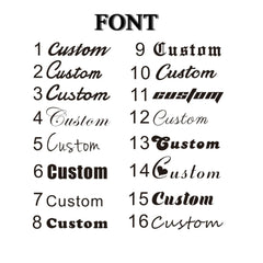 Customized name letter earrings - 7