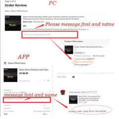 Heart-shaped Lettering Necklace Custom-made Models Name Letters - 7