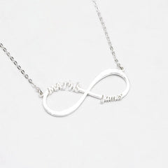 Infinite Alphabet Name Necklace Sterling Silver - Silver - 7