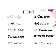 Ins Wind Blade Chain Necklace Custom Name - 7