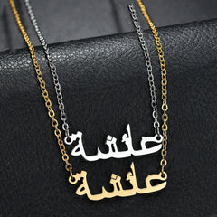 Letter Name Necklace Stainless Steel Ladies Clavicle Chain - 7