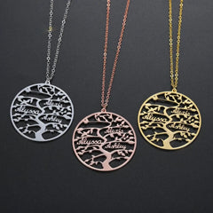 Life Tree Necklace English Name - 7