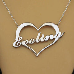 Love Name Necklace Women’s Versatile Collar Chain - 7