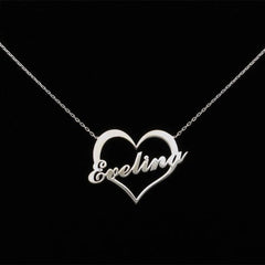 Love Name Necklace Women’s Versatile Collar Chain - 7