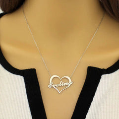 Love Name Necklace Women’s Versatile Collar Chain - 7