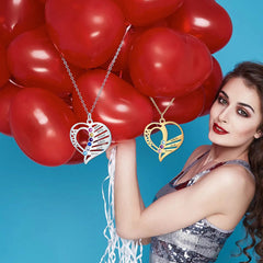 Love Personalized Custom Name Letter Love Memory Necklace - 7