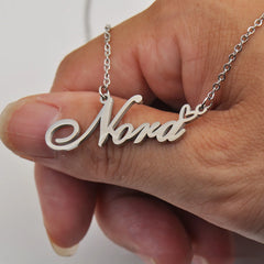 Name Birthday Gift English Alphabet Necklace - 7