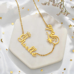 Name Custom Necklace Customize Multiple Name Necklaces - Necklace