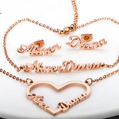 Name Earrings With Engraved Characters Are Versatile And Minimalist - 7