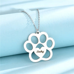 Name Steel Gold Necklace - 7