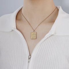 Necklace Color Printing Pendant Couple Book Photo Box Pendant - 7