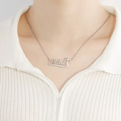 New Creative Diy Island Holiday Coconut Tree Name Necklace Female - 7
