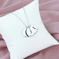 Personalised Name Disc Necklace - Necklace