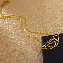 Personality Stethoscope Name Necklace Jewelry Stainless Steel - 7