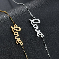 Personalized Antique English Personalized Name Necklaces For Women - Necklace