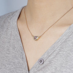 Personalized Custom Color Printing Photo Than Heart Necklace - 7