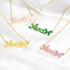 Personalized Custom English Name Necklace Female Fashion Trend - 7