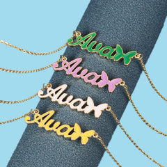 Personalized Custom English Name Necklace Female Fashion Trend - 7